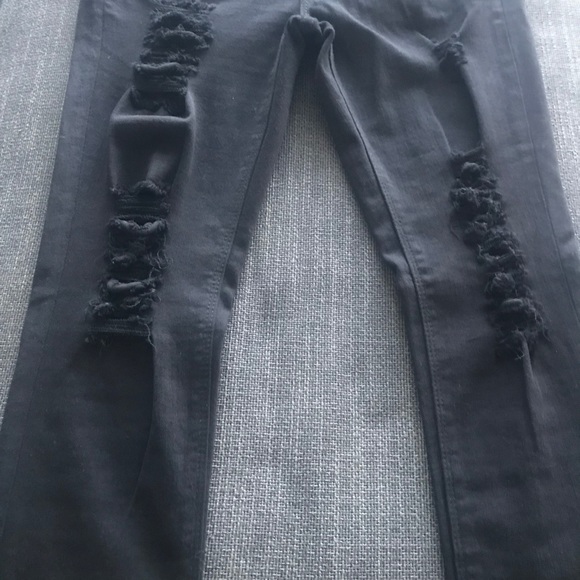 NWT Express Mid-rise Distressed Skinny Jean 6R - Picture 4 of 5
